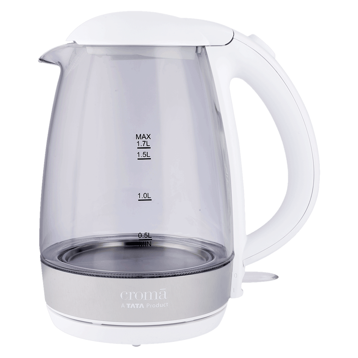 Buy Croma 2200 Watt 1.7 Litre Electric Kettle With Auto Shut Off (White ...